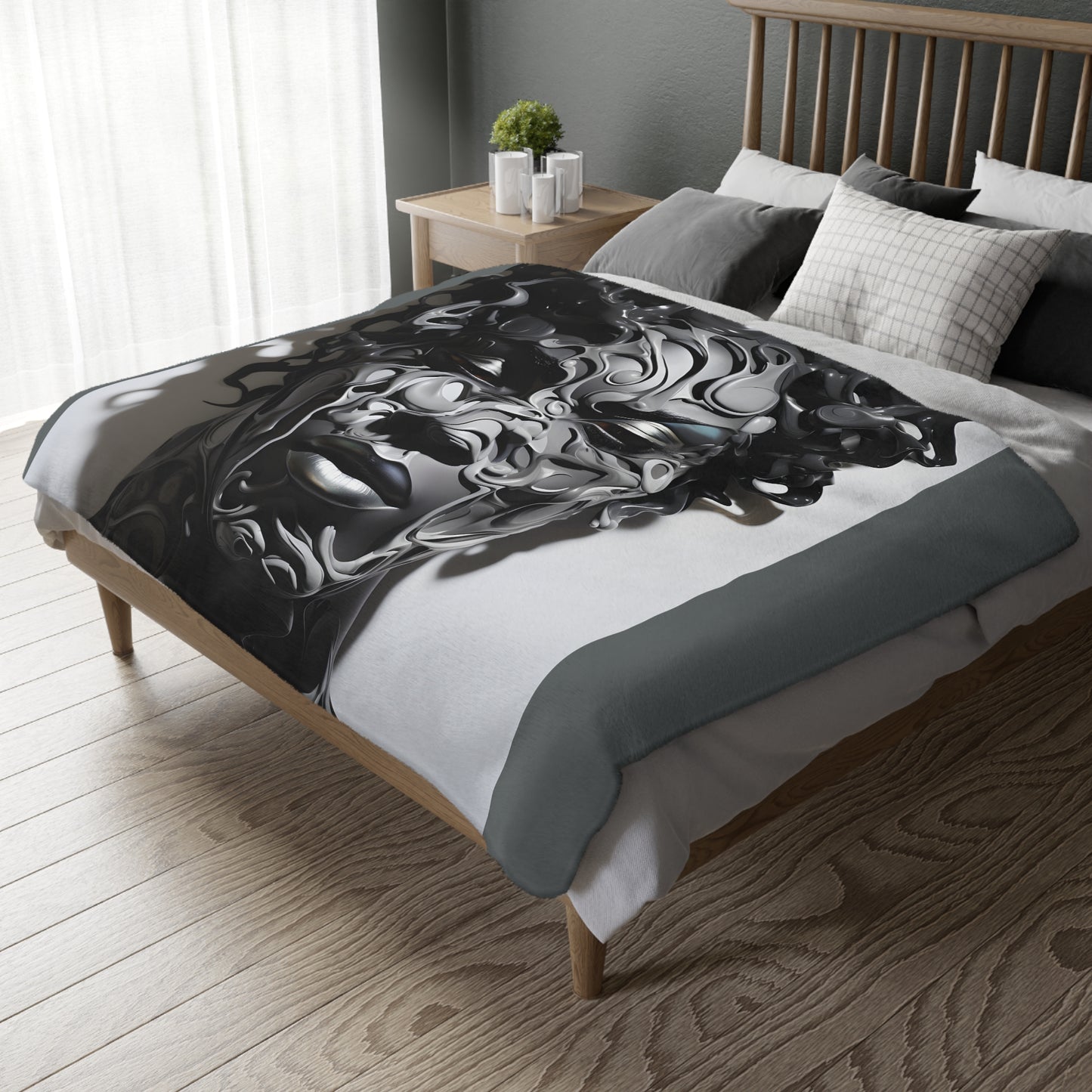 Focused Blanket (Two-sided print)