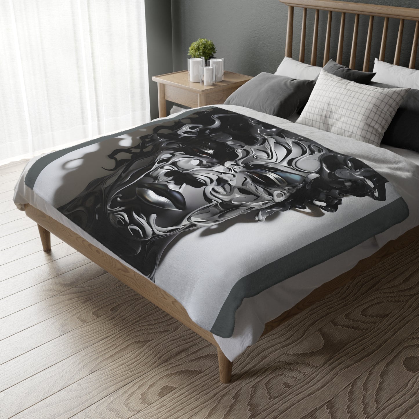 Focused Blanket (Two-sided print)