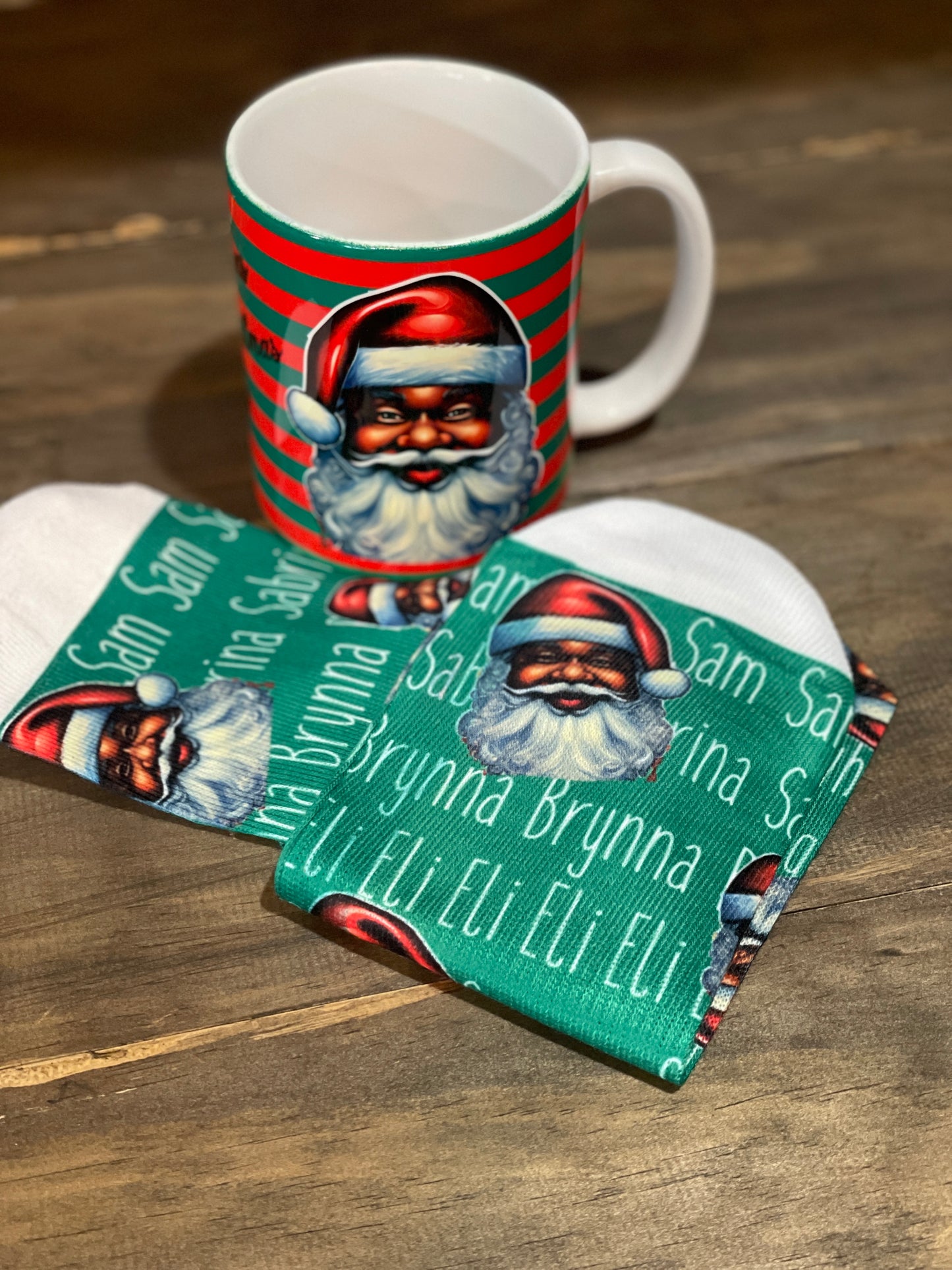 Coffee mug and socks