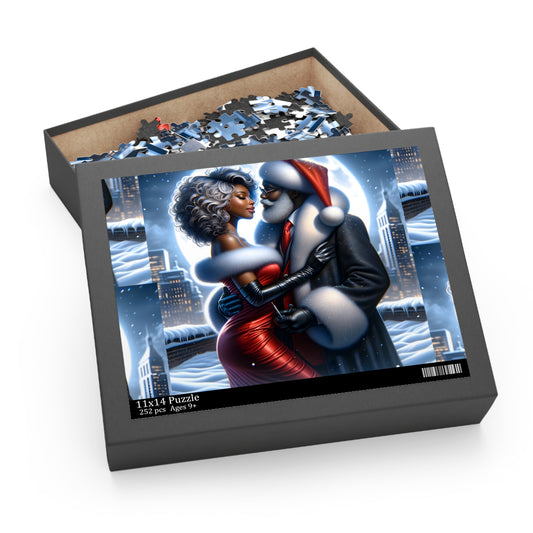 Santa & Ms. Claus Rooftop Romance Puzzle