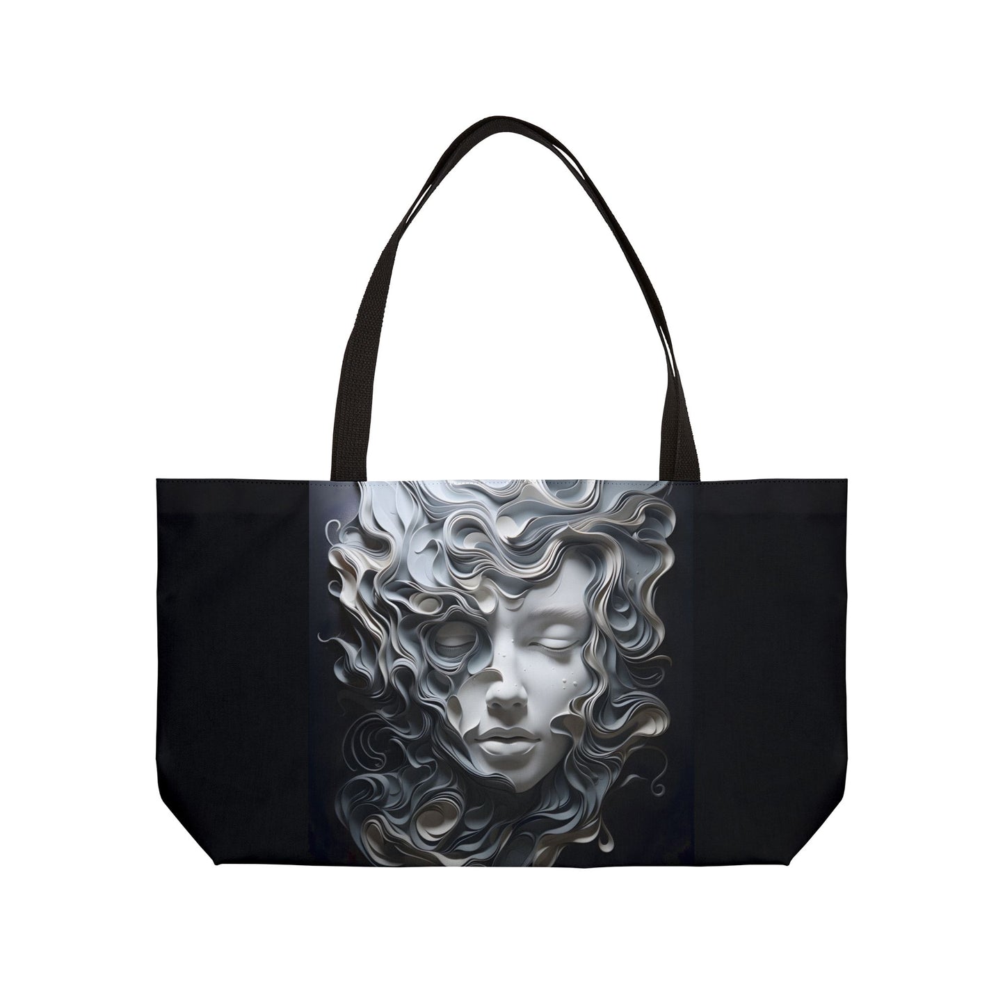 Black and White Weekender Tote Bag