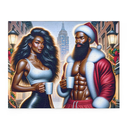 Modern Santa & Ms. Claus Urban Holiday