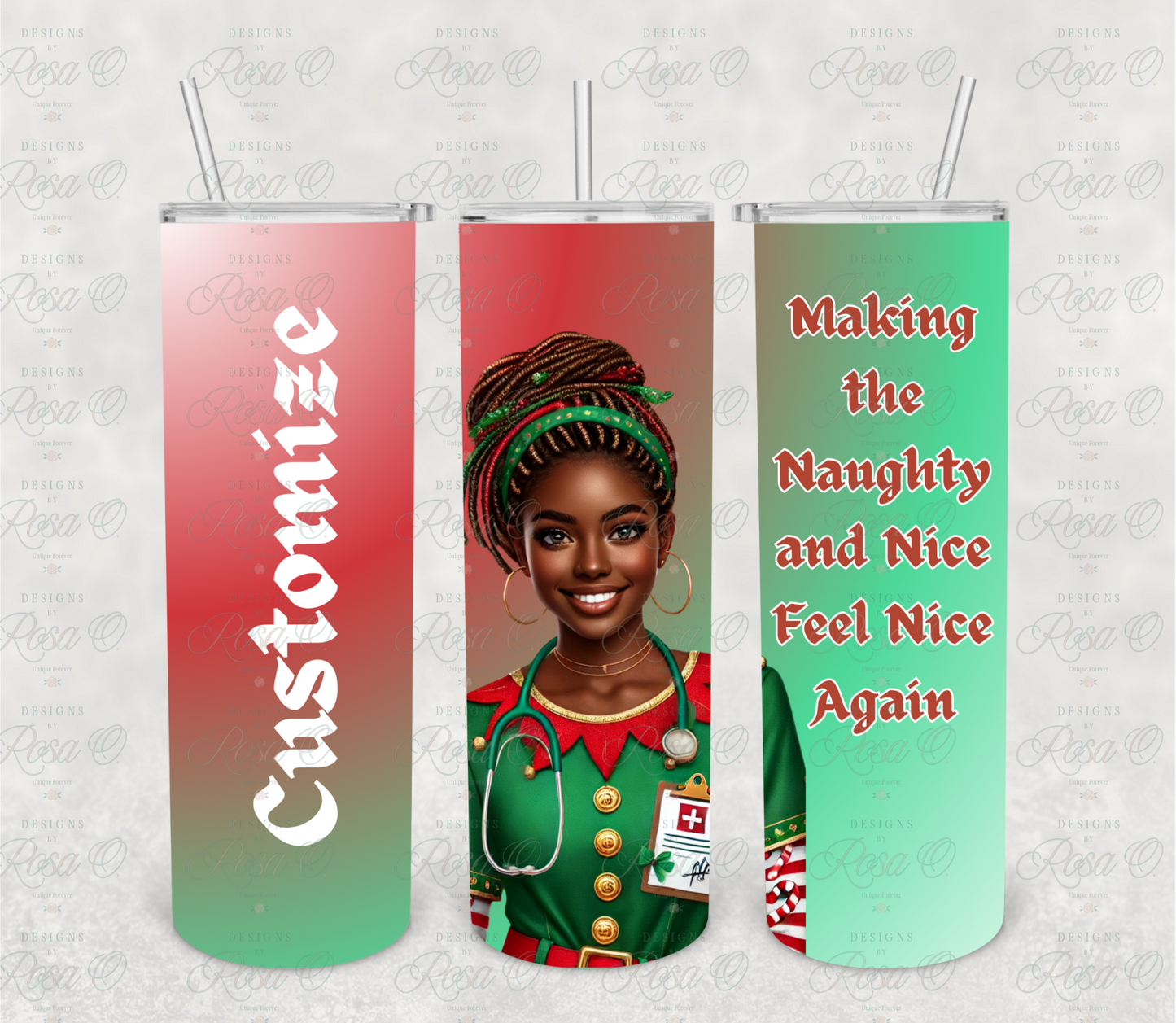 Healthcare Elf Tumbler -Customizable